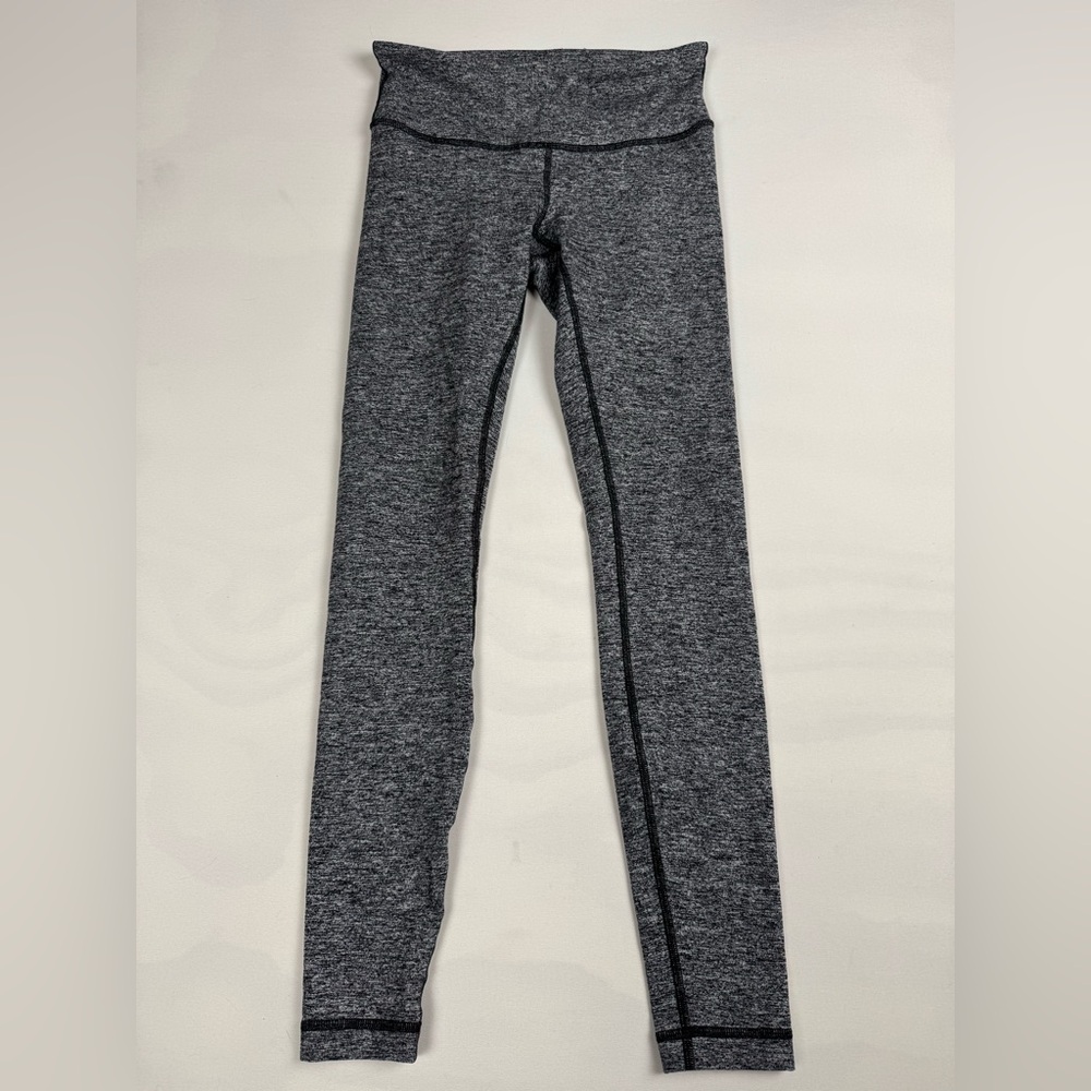 Lululemon Wunder Under Low-Rise Tight Heathered Black Women’s 4